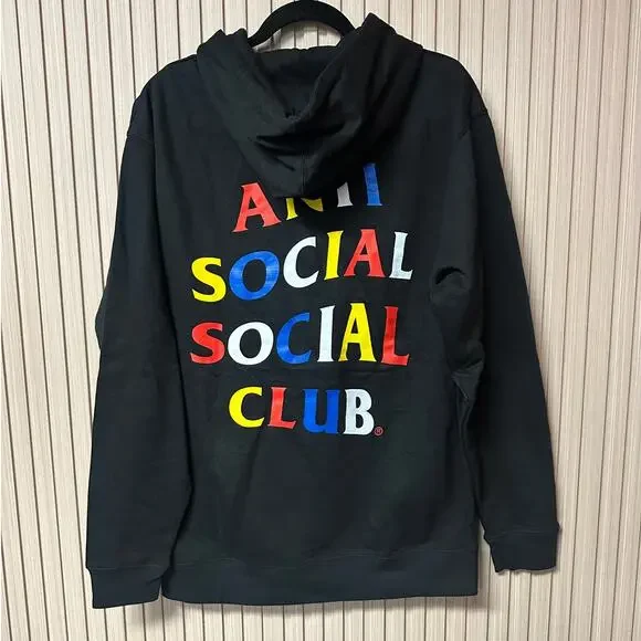 Anti Social Social Club No Hope For Us Black Hoodie Size M